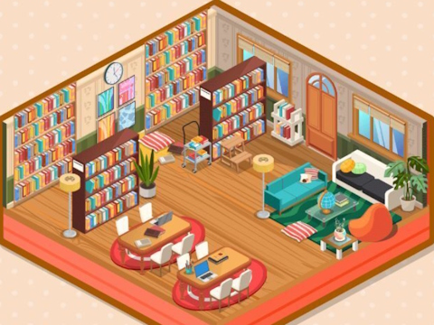 Laro Dekorasyon: Aking Library  online