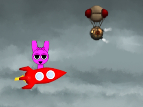 Laro Sprunki shoot fly online