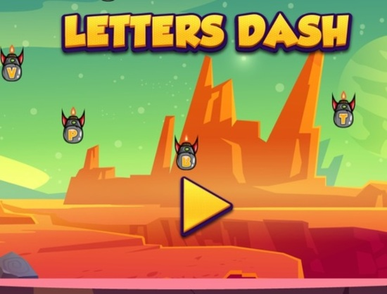 Laro Mga titik dash  online