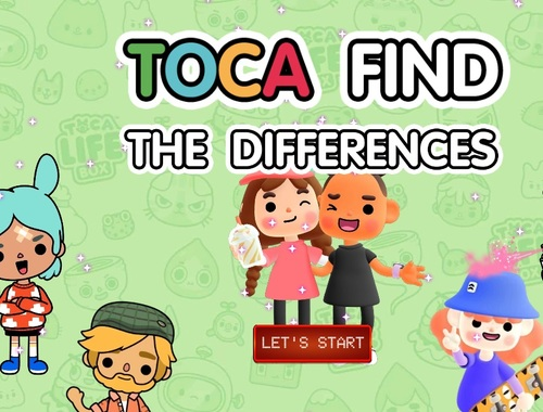 Laro Hanapin ni Toca ang mga pagkakaiba  online