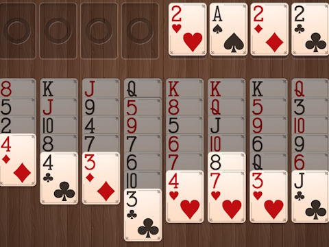 Laro Wood Freecell online
