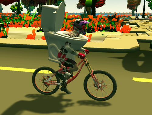 Laro Pagsakay sa Bike ng Bike ng Skibidi online