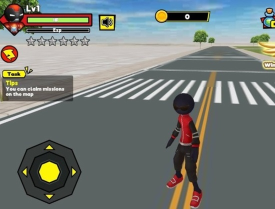 Laro Stick Rope Hero online