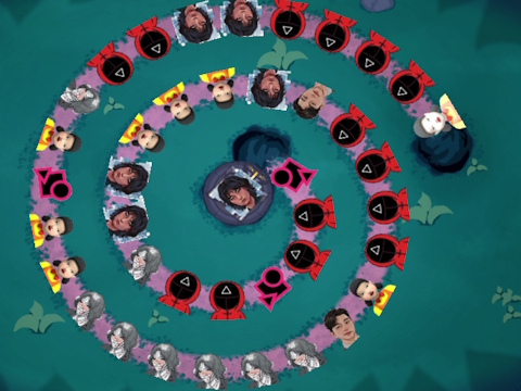 Laro Squid Game Bubble Shooter online