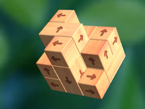 Laro Tapikin ang 3D na kahoy na bloke palayo  online