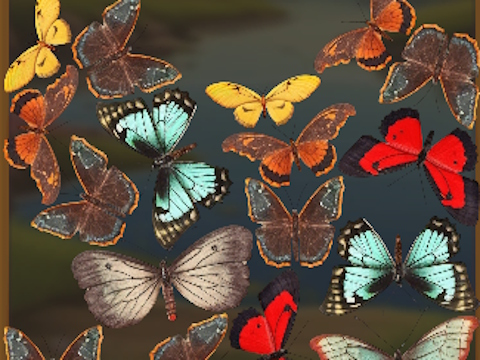 Laro Mergebuterfly: 2048! online