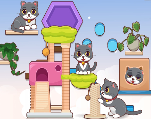 Laro Dekorasyon ang aking: Kitty Wall  online
