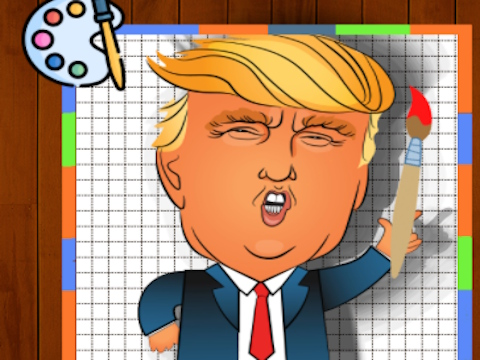 Laro Oras ng pangkulay ng Trump  online