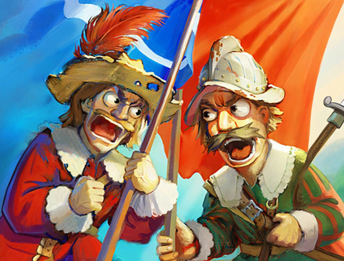 Laro Musketeers Gunpowder vs Steel online