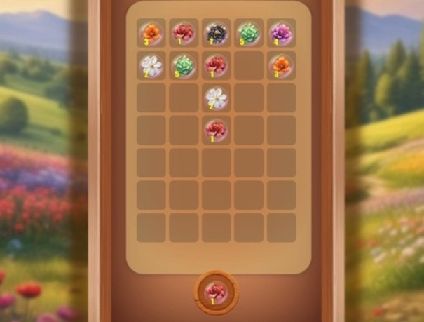 Laro Dice puzzle bulaklak!  online