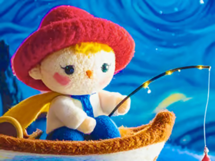 Laro Jigsaw Puzzle: Starry night fishing online