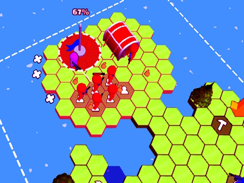 Laro Tile Hex World: Red vs Blue online