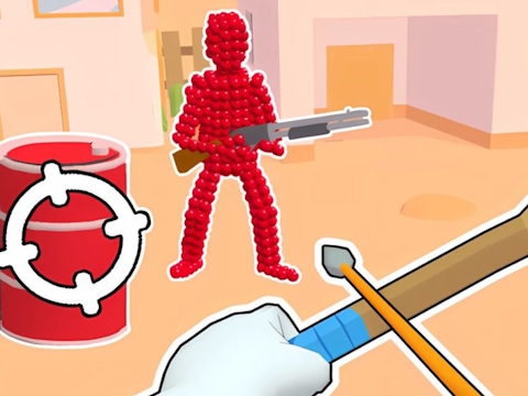 Laro Stickman Archer: Pagbaril ng mga arrow sa Reds  online