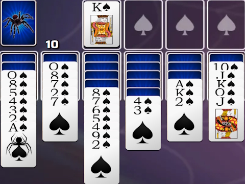 Laro Spades Spider Solitaire online