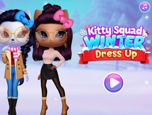 Laro Kitty Squad Winter Dress Up  online