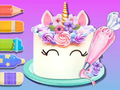 Laro Kulay ng Kulay: Unicorn cake  online