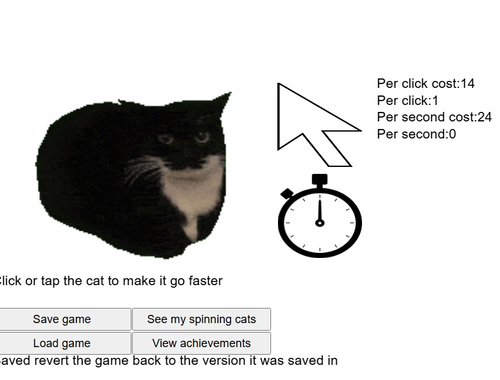 Laro Spinning Cat Clicker  online