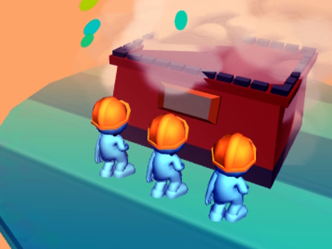 Laro Brick Rush 3d  online