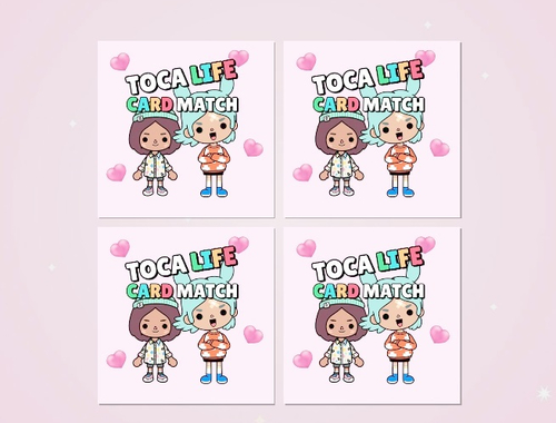 Laro TOCA Life Memory Card Match  online