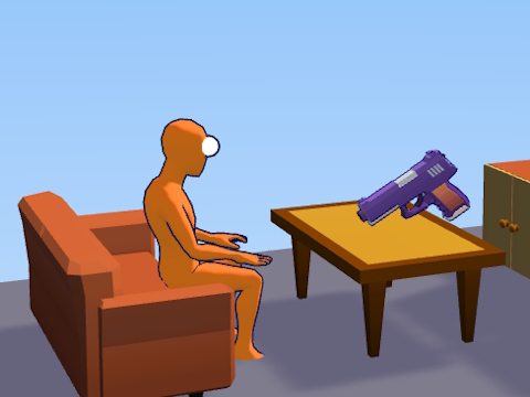 Laro Ragdoll Gun Shooter: Cannon Spinner Playground  online