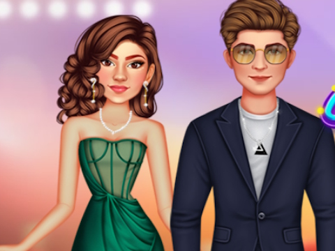 Laro Celebrity couple red carpet fashion  online