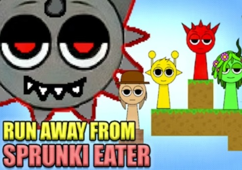 Laro Tumakbo palayo sa Sprunki Eater  online