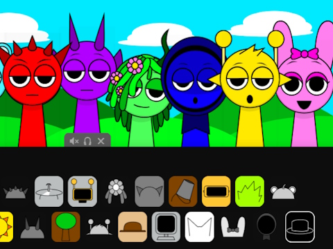 Laro Sprunki Monster Hunt  online