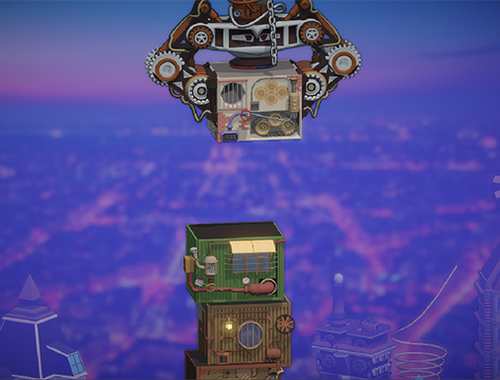 Laro Steampunk Tower Builder  online