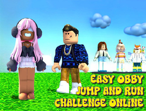 Laro Madaling Obby Jump and Run Challenge Online  online