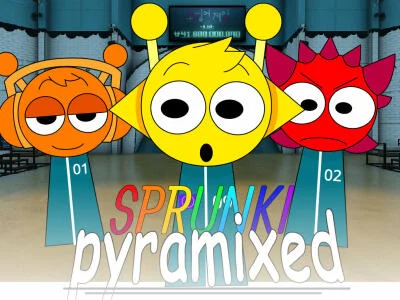 Laro Sprunki Pyramixed: Squid Game  online