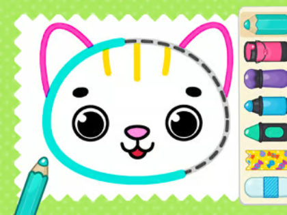 Laro Kulay ng libro: aking pusa  online