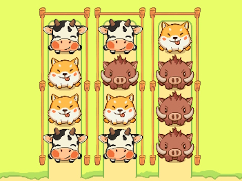 Laro Animal Sort Cute Game Puzzle  online