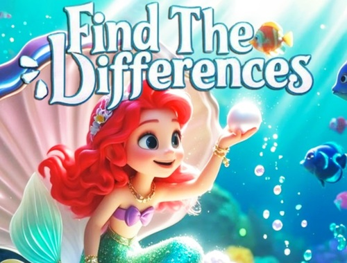 Laro Hanapin ang mga pagkakaiba: Little Mermaid  online