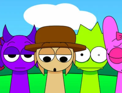 Laro Sprunki Pyramixed - tapos na mga animation  online