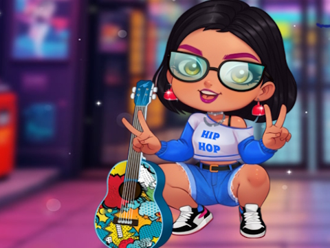 Laro Mga naka -istilong hip hop girl  online