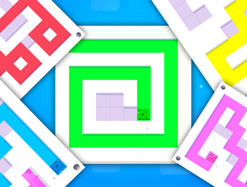Laro PAINT sponges puzzle  online