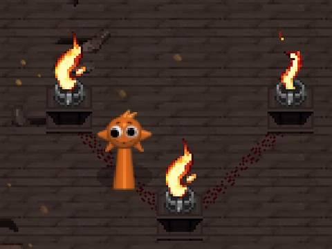 Laro Sprunki Torches Maze  online