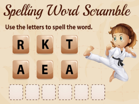 Laro Pag -scramble ng salitang spelling  online
