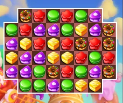 Laro Cake match3  online