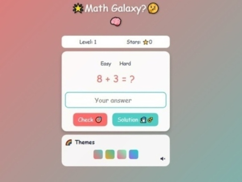 Laro Math Galaxy  online