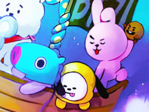 Laro Jigsaw Puzzle: Mga Kaibigan ng BT21  online