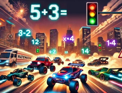Laro Karera ng matematika  online