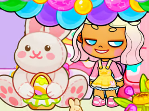 Laro Jigsaw Puzzle: Avatar World Easter Party  online