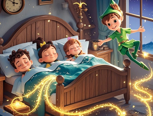 Laro Hanapin ang mga pagkakaiba: Peter Pan  online