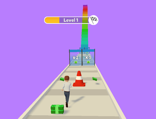 Laro Money Stack Run 3D  online