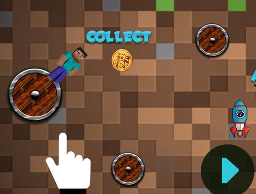 Laro I -rotate ang mineblock at lumipad ang pakikipagsapalaran  online