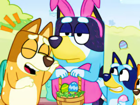 Laro Jigsaw Puzzle: Bluey Easter Dress Up  online