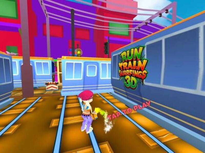 Laro Train Surf Run 3D online