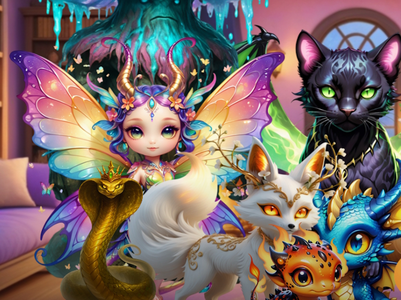 Laro Misteryosong pamilyar na enchanted bestiary online