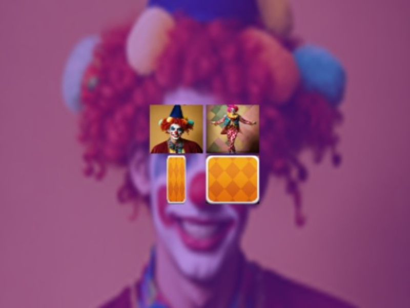 Laro Clown Memory match online
